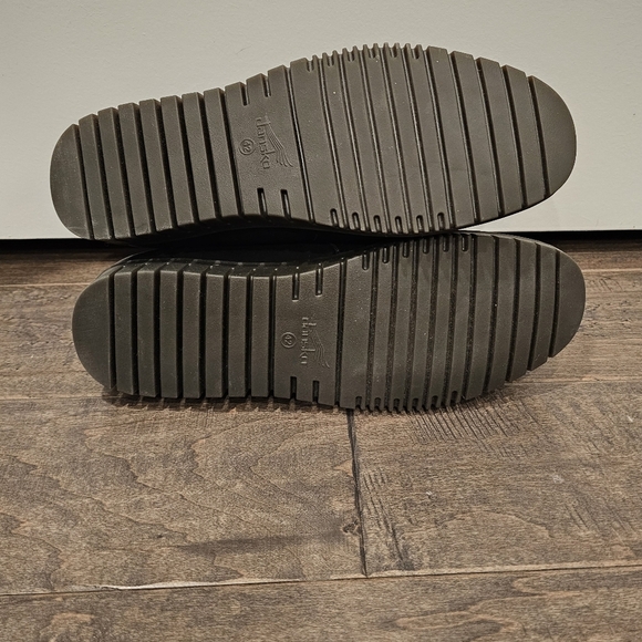 New Dansko Women's Louisa Black Burnished Leather Ankle Booties sz 42/US 11.5-12 - Picture 8 of 9